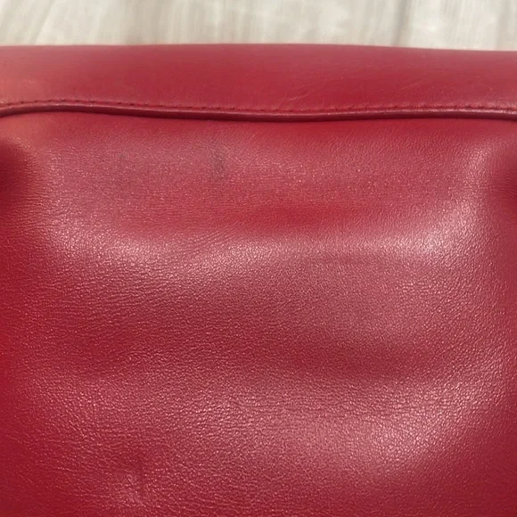 VTG Leather Coach Charlie Hobo Classic Dark Red Shoulder Bag - Picture 16 of 17
